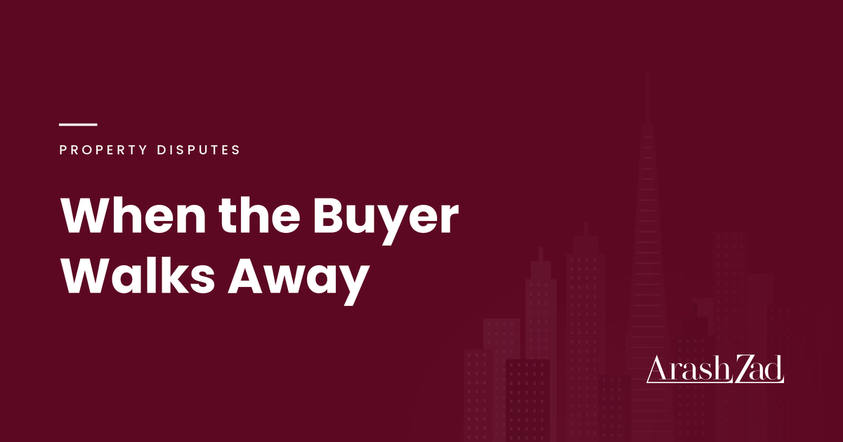 What Happens If a Buyer Refuses to Complete a Property Sale in Dubai